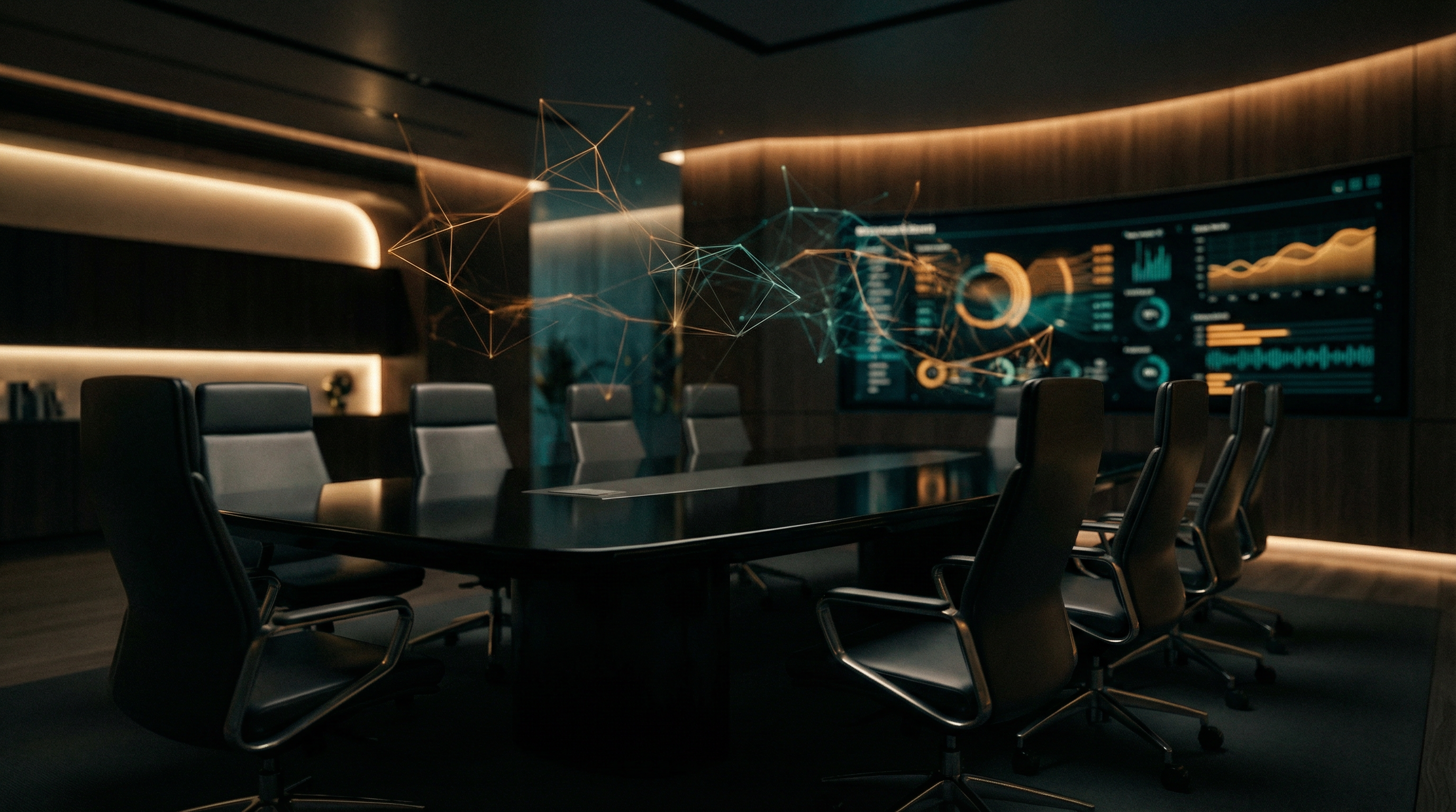 AI-powered executive boardroom
